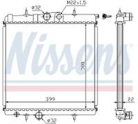 Nissens 63708A Radiator For Peugeot 206