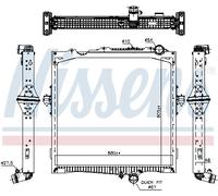 NISSENS 637877 Radiator, engine cooling for RENAULT TRUCKS