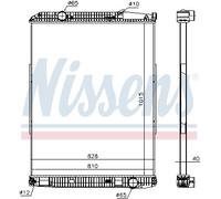 NISSENS 671690 Radiator, engine cooling for MERCEDES-BENZ