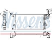 NISSENS 67172 Engine radiator
