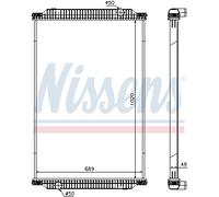 NISSENS 67196 Engine radiator