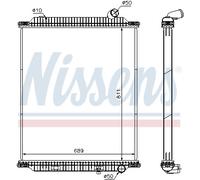 NISSENS 672060 Engine radiator