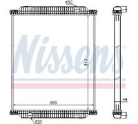 NISSENS 67218 Engine radiator