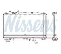 Nissens 68131 Radiator, engine cooling
