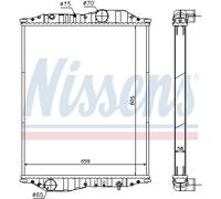 NISSENS 696090 Radiator, engine cooling for MAN,NEOPLAN