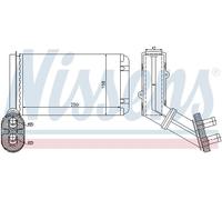 Heater Matrix 73972 Nissens Exchanger Interior 1072815 1528757 7204830 7291901