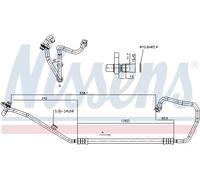 Nissens High-pressure Line for air conditioning 846840