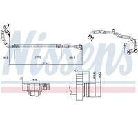 Nissens High-pressure Line for air conditioning 846921
