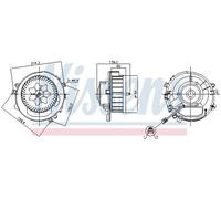 Nissens 87525 Interior Blower Motor Fits Audi Cupra Seat Skoda VW A3 Arteon Golf