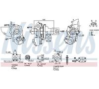 Nissens 93862 Turbocharger Fits Ford Ecosport Focus Kuga Puma Transit Connect