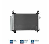 Nissens 940085 Air Con Condenser Fits Toyota Yaris 486x325x16mm Aluminium