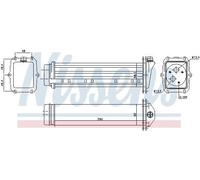 Nissens 96432 Intercooler Charge Air Cooler Fits Audi Porsche VW A4 A5 A6 A7 A8