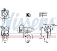 NISSENS 98552 EGR valve