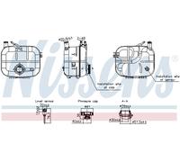 NISSENS 996243 Coolant expansion tank