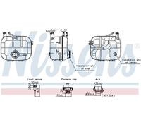 NISSENS 996243 Coolant expansion tank