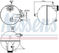 Nissens 996295 Coolant Expansion Tank Fits Mercedes A-class B-class Sprinter 3 4