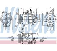Nissens 89052 A/C Compressor
