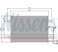 CONDENSER AIR CONDITIONING 94922 FOR AUDI AWX/AVF/AJM 1.9L 4cyl A6 C5BES 2.7L