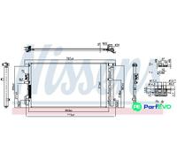 940939 Air Conditioning Condenser Fits Hyundai Tucson Kia Sportage 4 By Nissens