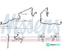 NISSENS AIR CONDITIONING HIGH-PRESSURE LINE 840224 FOR BMW