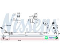 NISSENS AIR CONDITIONING HIGH-PRESSURE LINE 841741 FOR SEAT SKODA VW
