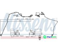 NISSENS AIR CONDITIONING HIGH-PRESSURE LINE 841931 FOR AUDI SKODA VW