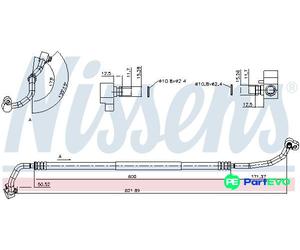 NISSENS AIR CONDITIONING HIGH-PRESSURE LINE 842885 FOR VW