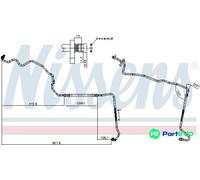 NISSENS AIR CONDITIONING HIGH-PRESSURE LINE 843389 FOR RENAULT