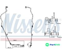 NISSENS AIR CONDITIONING HIGH-PRESSURE LINE 843418 FOR BMW