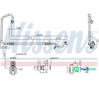 NISSENS AIR CONDITIONING HIGH-PRESSURE LINE 845263 FOR DACIA