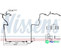 NISSENS AIR CONDITIONING HIGH-PRESSURE LINE 847175 FOR AUDI