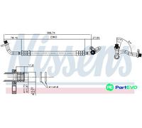 NISSENS AIR CONDITIONING HIGH-PRESSURE LINE 848966