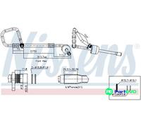 Nissens Low-pressure Line for air conditioning 841512