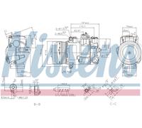 NISSENS 890696 Air conditioning compressor