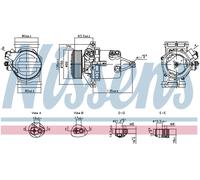 NISSENS 890980 Air conditioning compressor