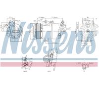 NISSENS 891012 Air conditioning compressor