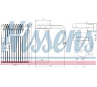 NISSENS 92237 Air conditioning evaporator