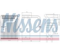 Nissens Aircon Evaporator 92237 for eg. BMW 7 SERIES E65 (2002) 745I 4.4 etc