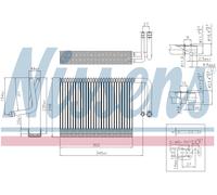 NISSENS 92327 Air conditioning evaporator