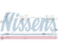 NISSENS 842885 High Pressure Line, air conditioning