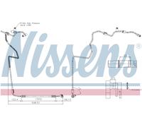 High-pressure Line, air conditioning NISSENS 847175 for Q5 (8RB) 2 2008-2017