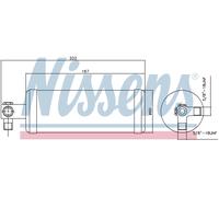 NISSENS 95980 AC receiver drier