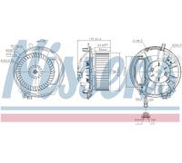 NISSENS 87527 Blower motor