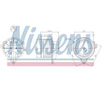 NISSENS 87572 Interior Blower