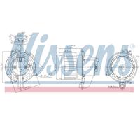 NISSENS 87609 Blower motor