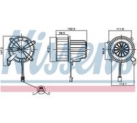 NISSENS 87621 Interior Blower