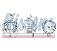 NISSENS 87670 Interior Blower