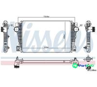 NISSENS CHARGE AIR COOLER 96258 FOR VW