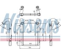 Nissens Charge Air Intercooler 97059 for eg. DAF XF SERIES (2005) XF 105.410 etc