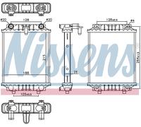 NISSENS 60372 Engine radiator
